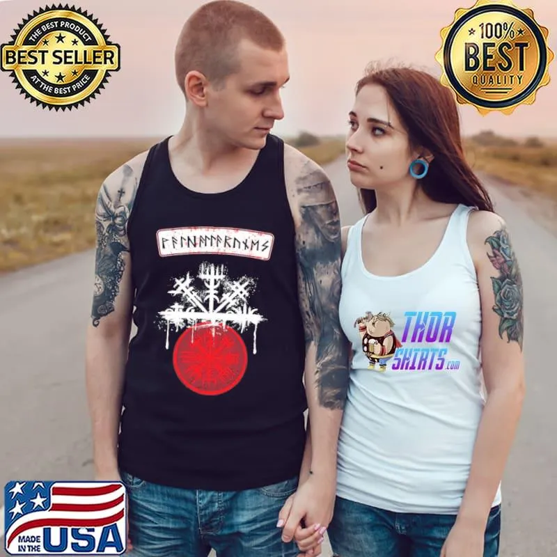 Valhalla Runes List Shirt Tank Top