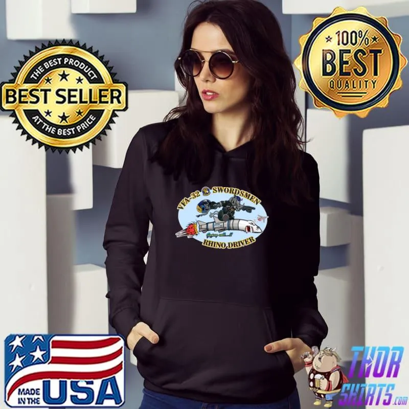 VFA-32 Rhino Noseart driver variation T-Shirt Hoodie