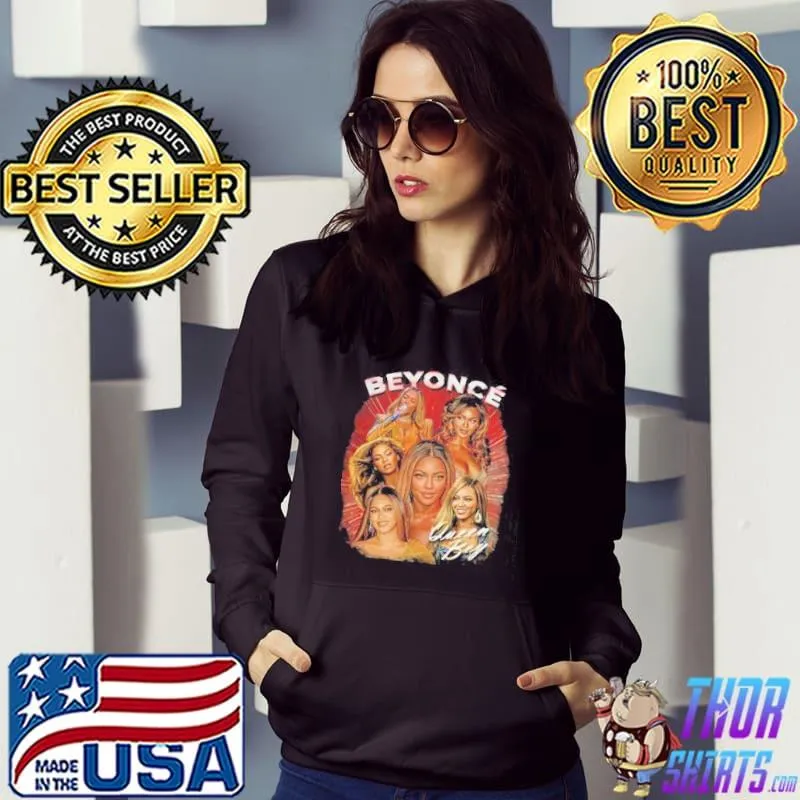 Vintage beyonce hip hop rap 90s beyoncé knowles carter bee queen r and b singer s Hoodie