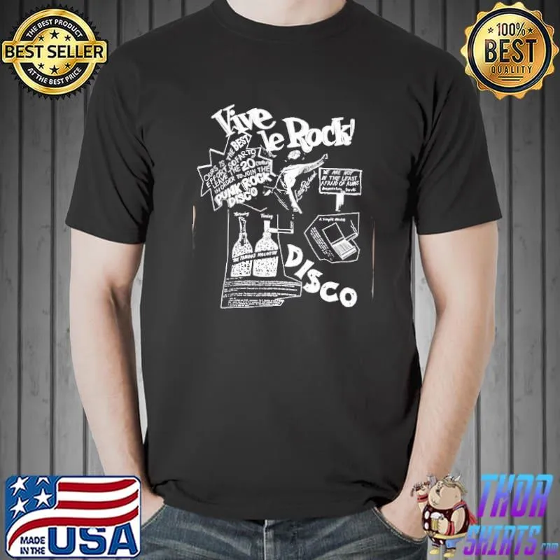 Vive le rock little richard design classic shirt