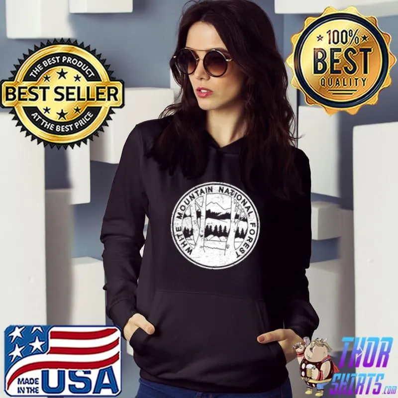 White Mountain National Forest Hiker Sunset Fade Double Side T-Shirt Hoodie
