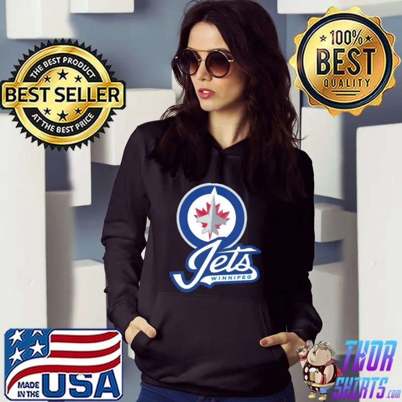 Winnipeg jets nhl ice hockey sports front back customized text number s Hoodie