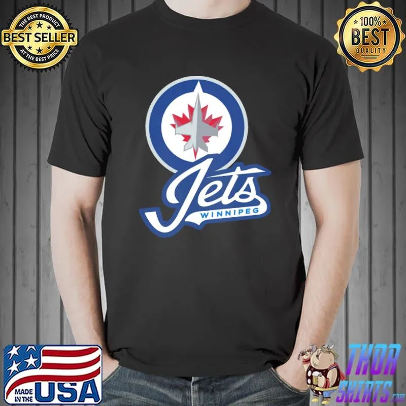 Winnipeg jets nhl ice hockey sports front back customized text number shirt