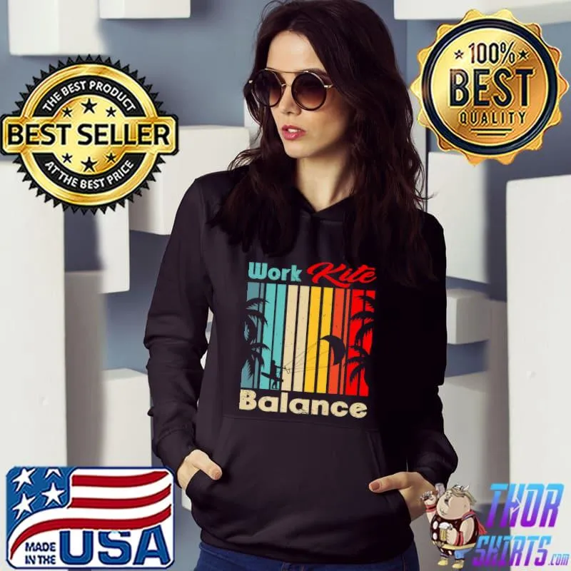 Work Kite Balance Vintage T-Shirt Hoodie