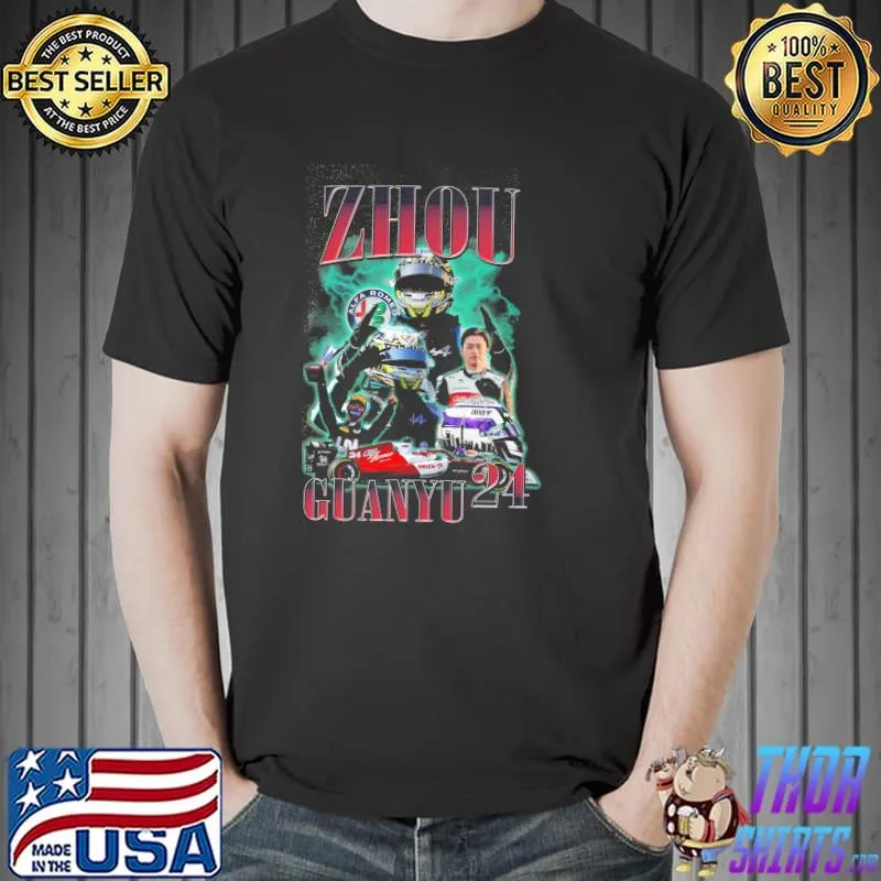 Zhou guanyu 24 alfa romeo guanyu China driver 2022 nascar racing formula 1 f1 sport shirt