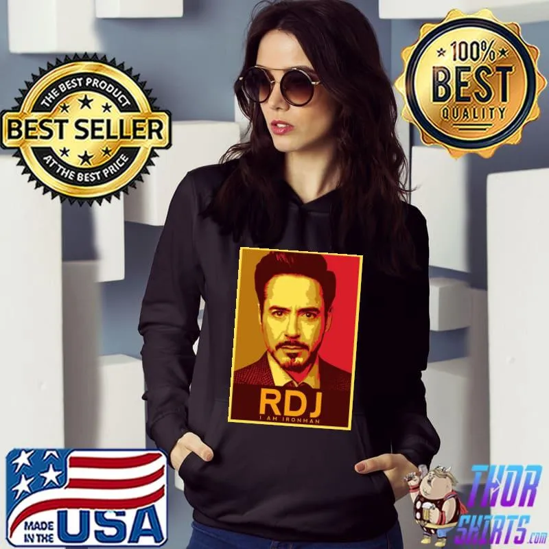 Actor rdj robert downey jr hope classic s Hoodie