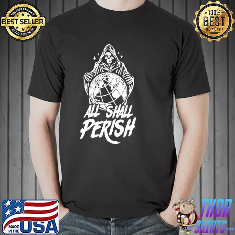 All shall perish skull gothic shirt