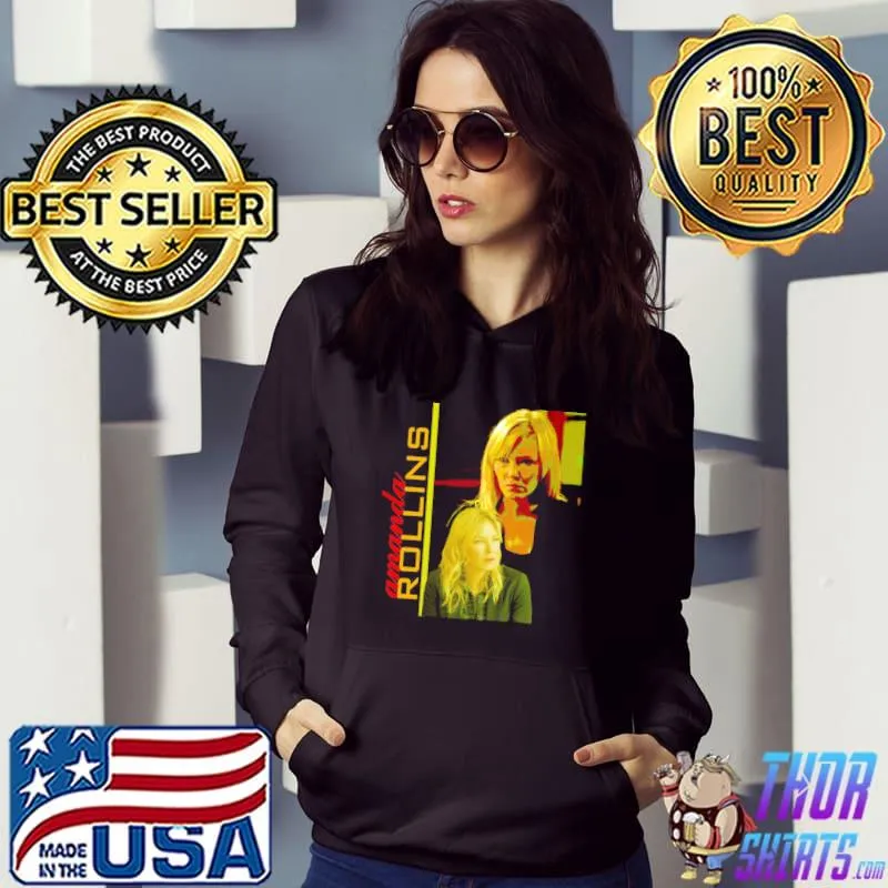 Amanda rollins 90s inspired vintage homage law and order classic s Hoodie