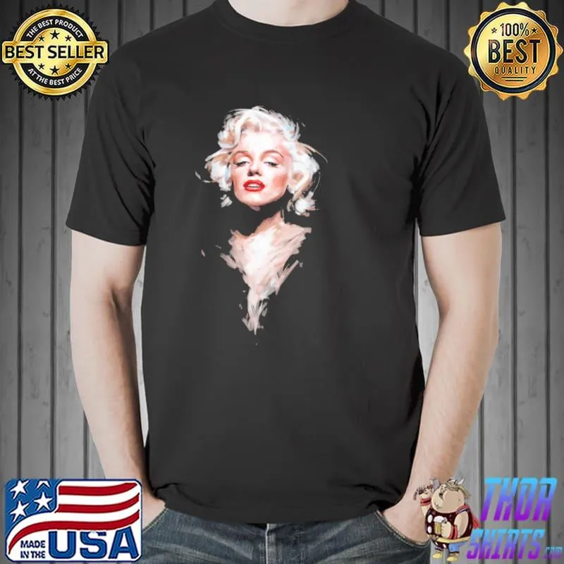 Amazing watercolor painting marilyn classic shirt