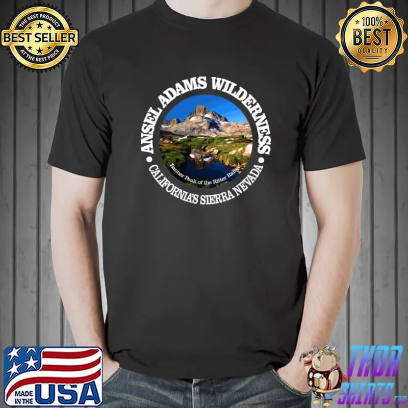 Ansel Adams Wilderness California Sierra Nevada T-Shirt