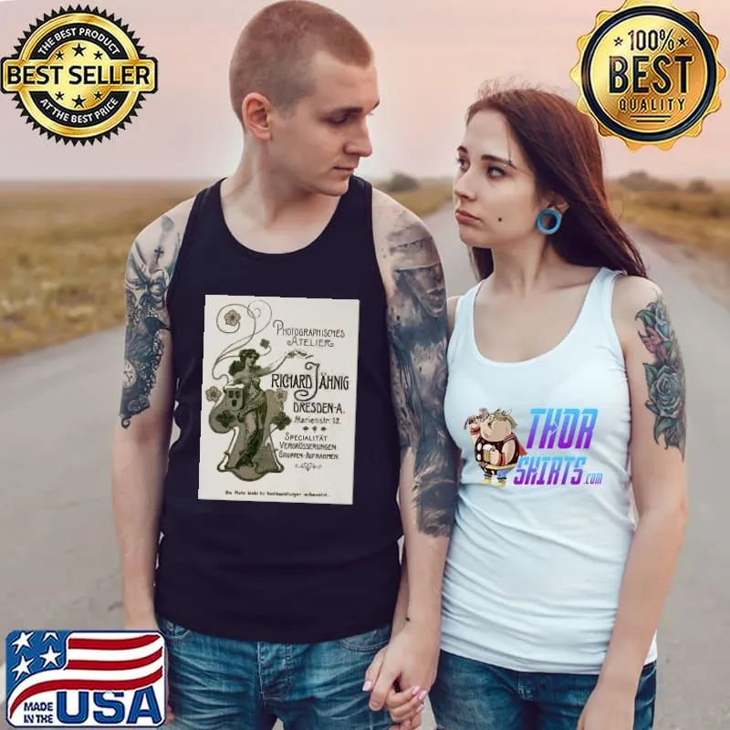 Antique Dresden Germany Photography Advertisement T-Shirt Tank Top