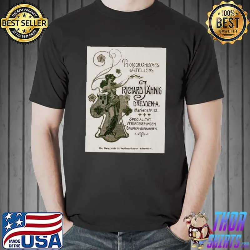 Antique Dresden Germany Photography Advertisement T-Shirt
