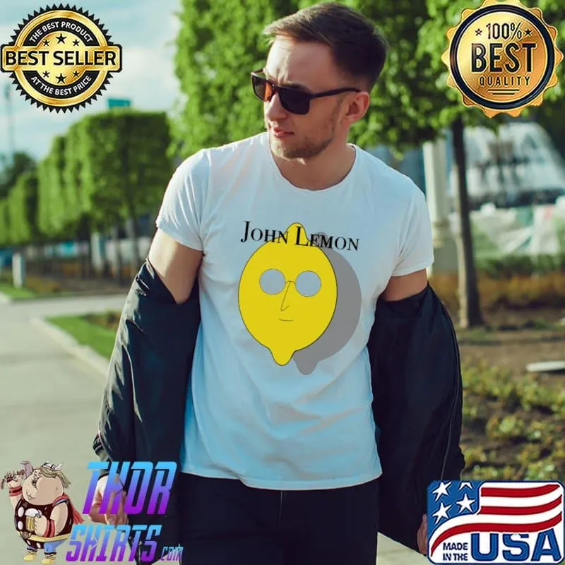 Artwork of john lennon john lemon shirt