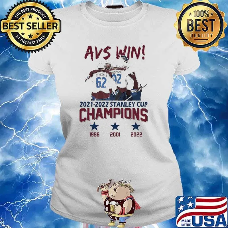 Avs win 2022 stanley cup champions s Ladies tee