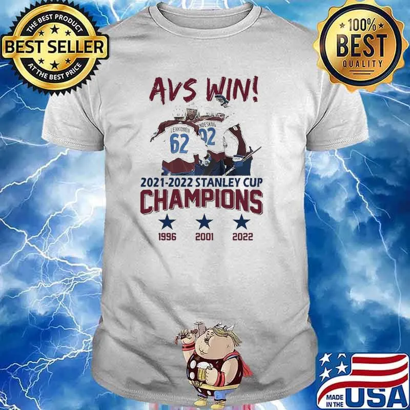 Avs win 2022 stanley cup champions shirt