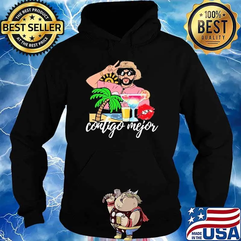 Bad Bunny Un Verano Sin Ti Contigo Mejor Worlds Hottest Tour Shirt Hoodie