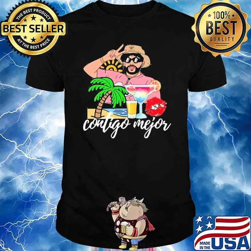 Bad Bunny Un Verano Sin Ti Contigo Mejor Worlds Hottest Tour Shirt
