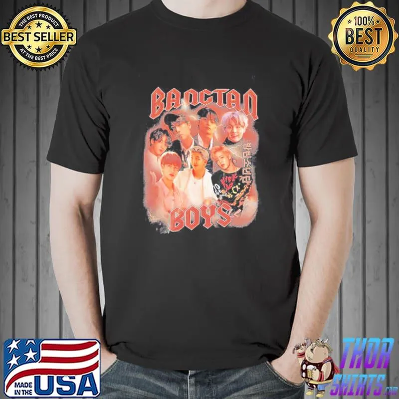 Bangtan boys vintage rm jin suga jhope jimin v jungkook bts forever shirt