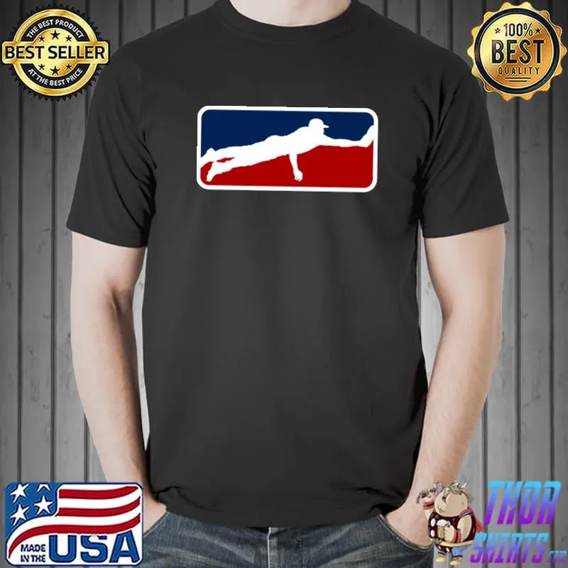 Baseball Logo - Diving Catch Classic T-Shirt