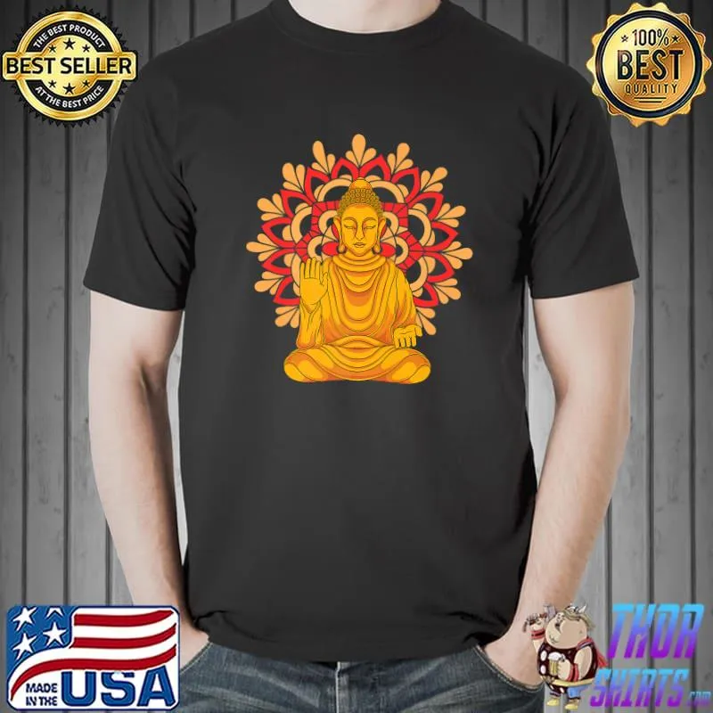 Buddhist Mandala Spiritual Meditation Zen Buddhism Buddha T-Shirt
