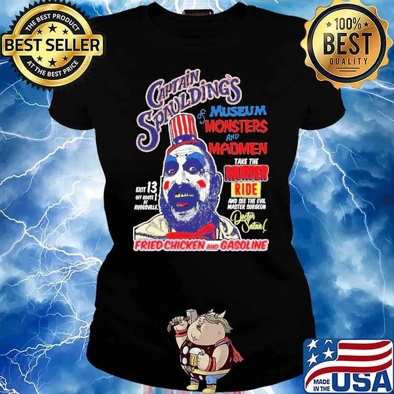 Captain Spauldings Of Museum Monsters And Madman Shirt Ladies tee