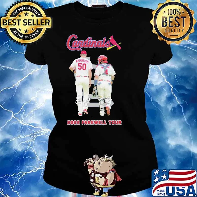 Cardinals 2022 Farewell Tour Wainwright Shirt Ladies tee
