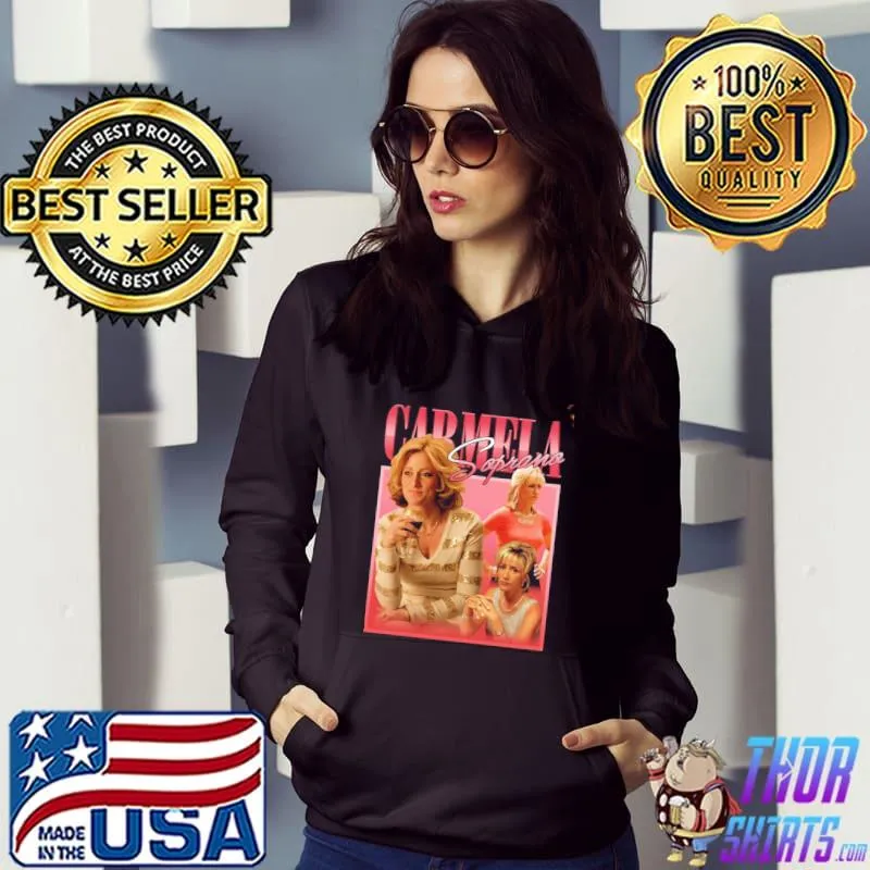 Carmela soprano vintage merch mafia inspired classic s Hoodie