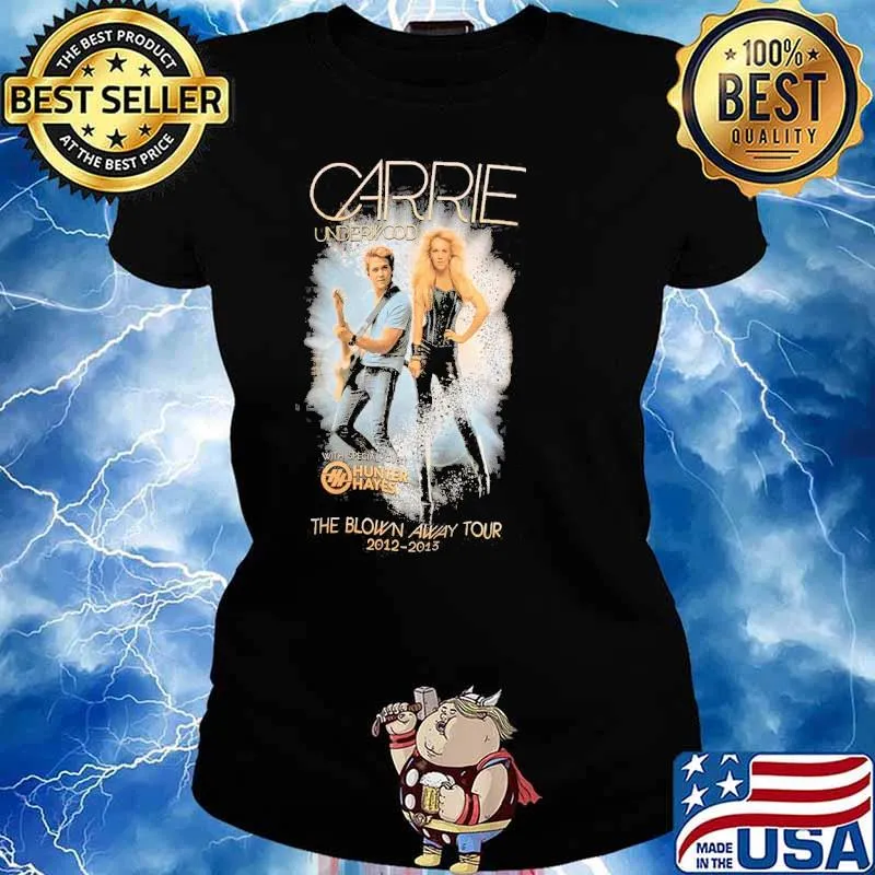Carrie Underwood Thw Blown Away 2012 World Tour Concert Shirt Ladies tee