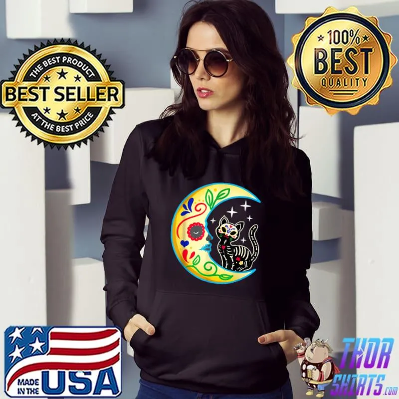 Cat Moon Halloween It’s The Most Wonderful Time Of The Year T-Shirt Hoodie