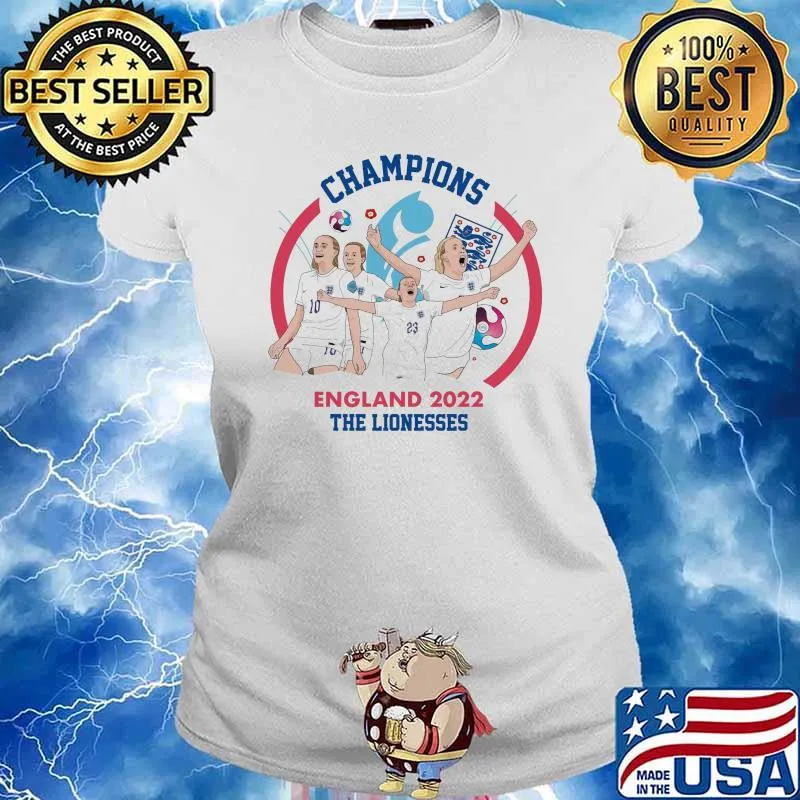 Champions england 2022 the lionesses s Ladies tee