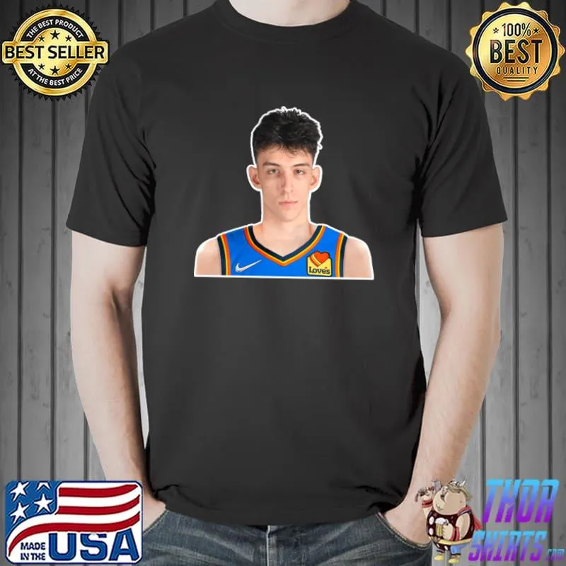 Chet Holmgren - Chet Holmgren Dribbling holmgren and oklahoma Classic T-Shirt