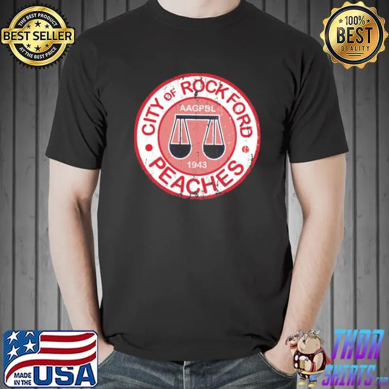 City of rockford peaches 1943 shirt