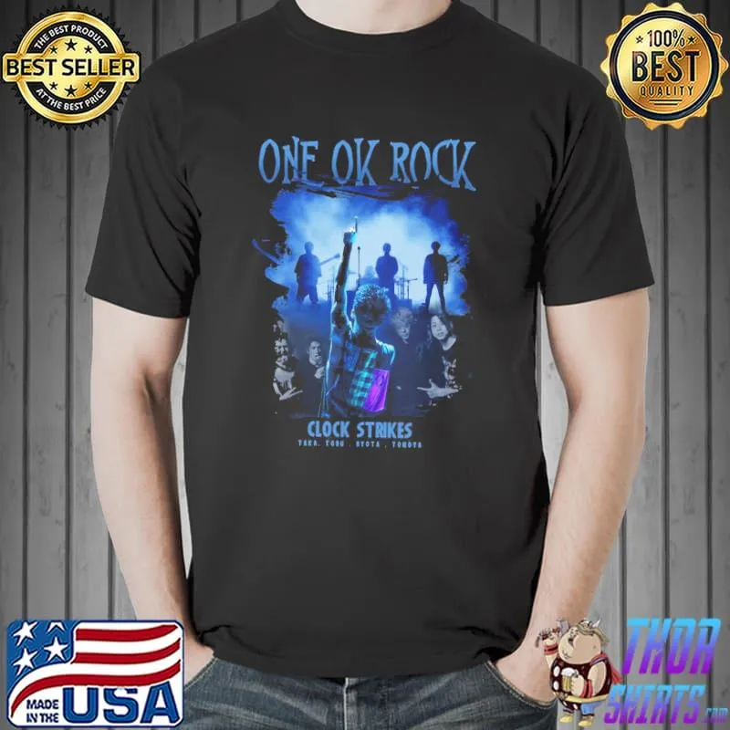 Clock strikes one ok rock classic shirt