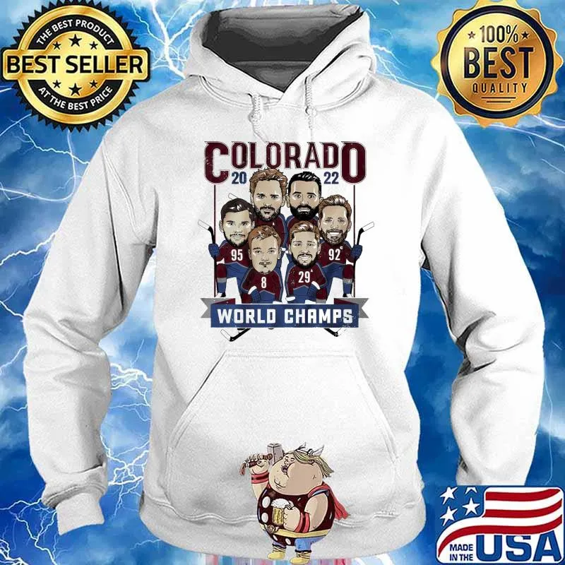 Colorado 2022 world champs chibi s Hoodie