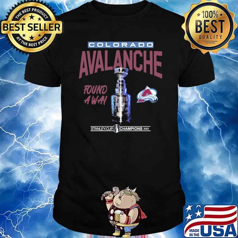 Colorado avalanche stanley cup champions 2022 found away shirt