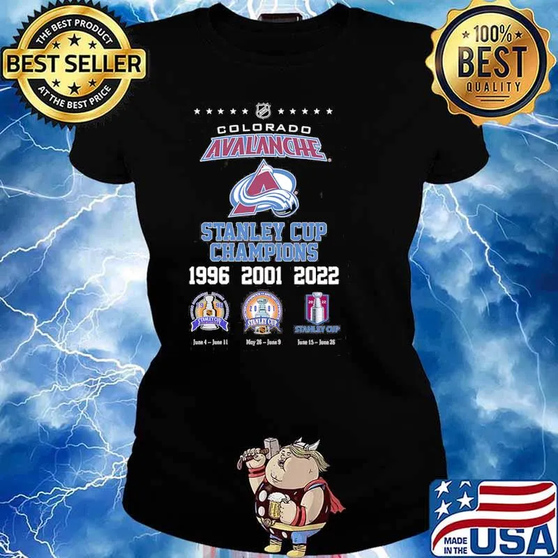 Colorado avalanche stanley cup champions 2022 s Ladies tee