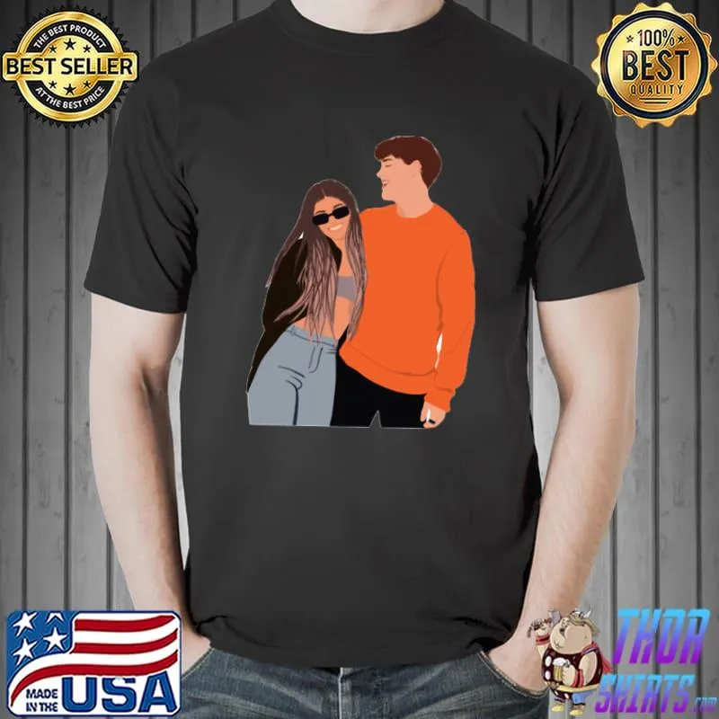 Creative Breakthrough Creator Noah Beck And Dixie Damelio Couple Picture Gifts Classic T-Shirt