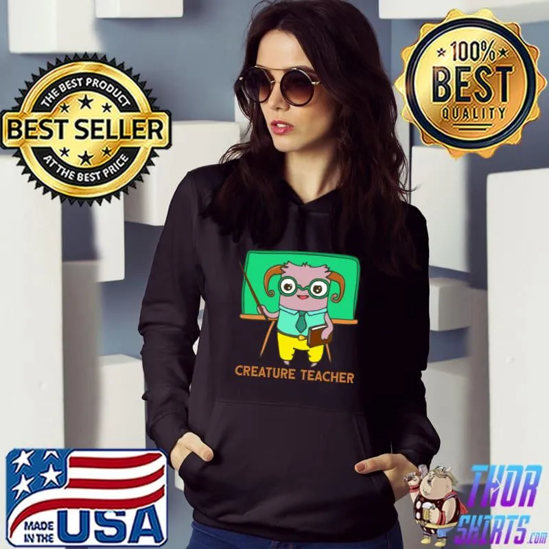 Creature Teacher Halloween Reindeer T-Shirt Hoodie