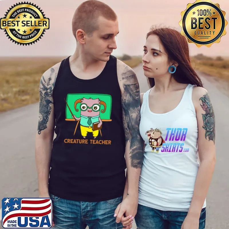 Creature Teacher Halloween Reindeer T-Shirt Tank Top
