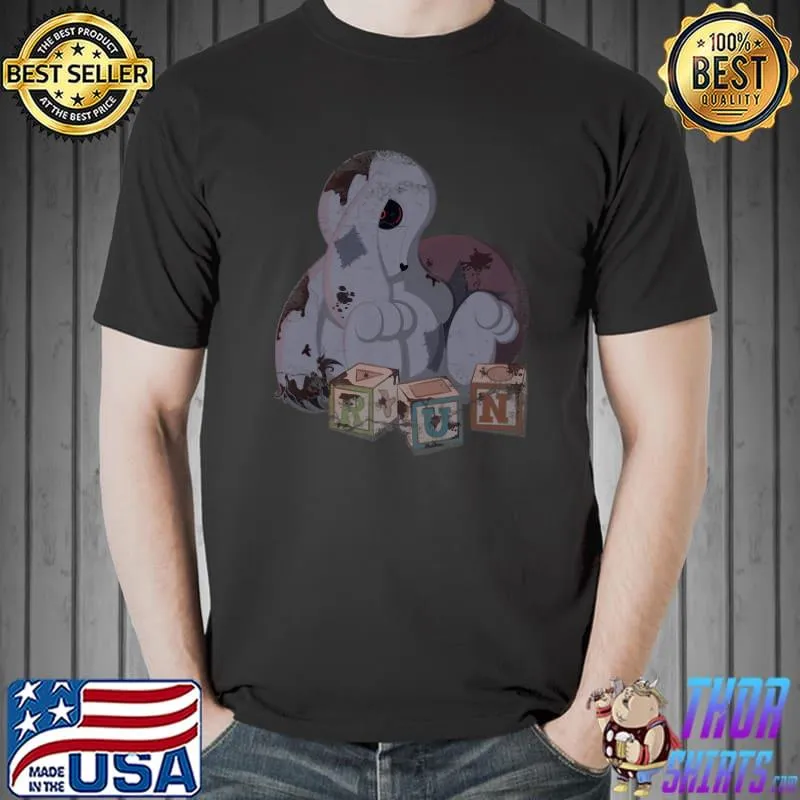 Creepy Bunny Scary Weird T-Shirt