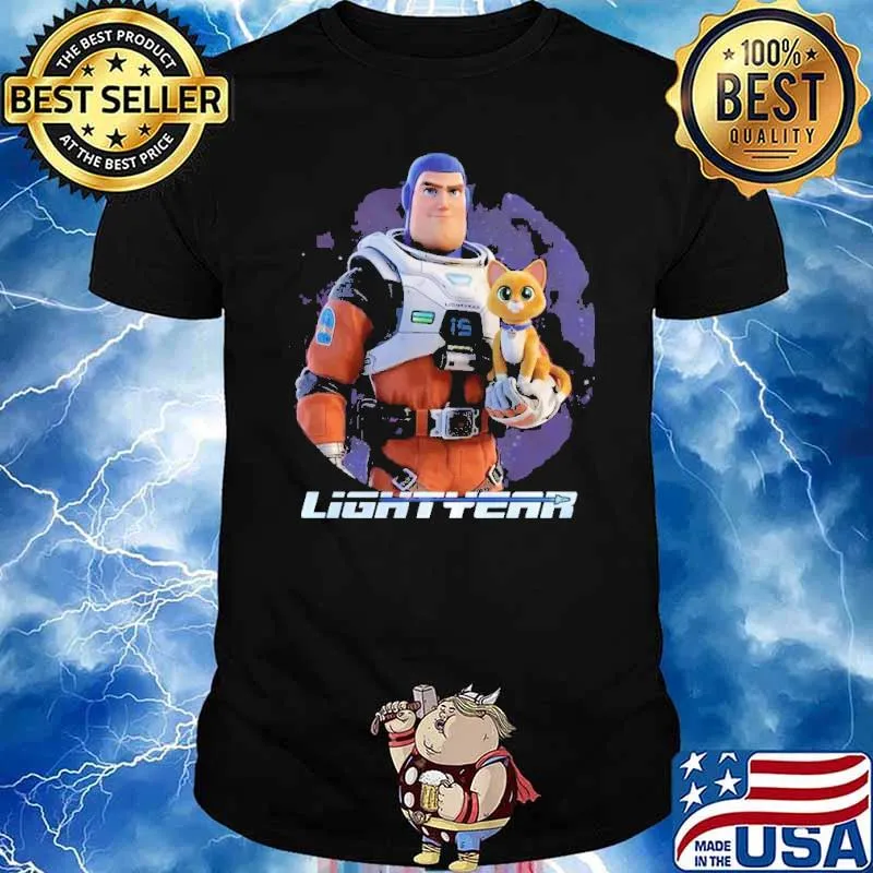 Disney Pixal Lightyear Buzz Cat Shirt