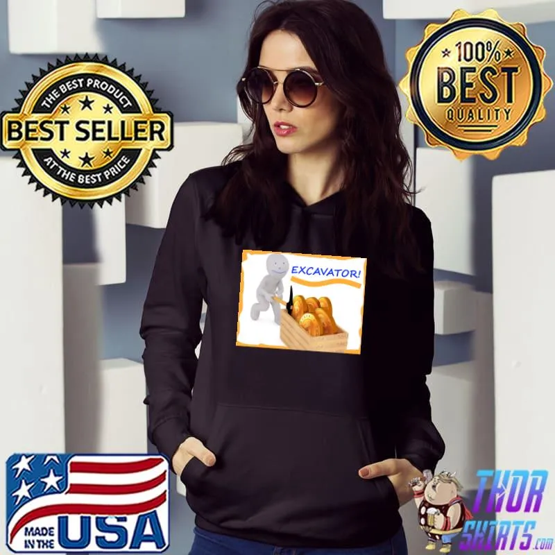 Excavator Classic T-Shirt Hoodie