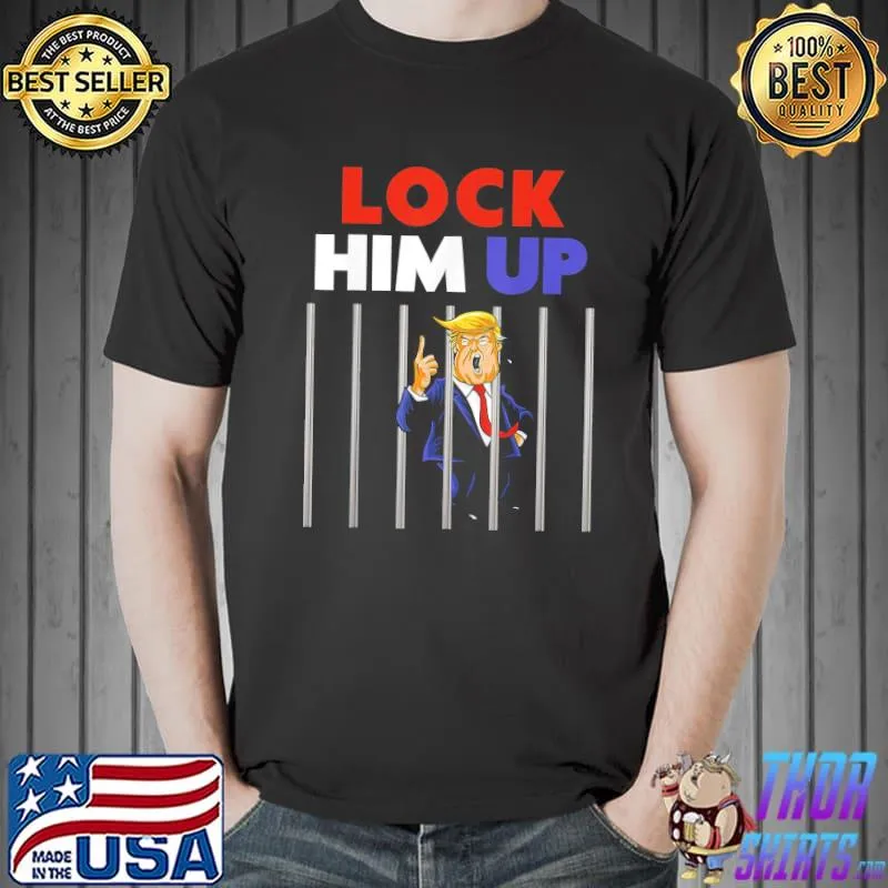 FbI raids trump's mansion lock him up antI Trump political classic shirt