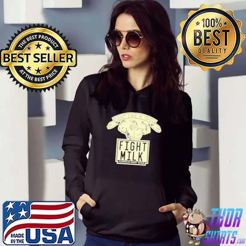 Fight milk fight like a crow in philadelphia mens black classic s Hoodie