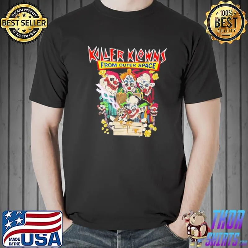 Film 1980s killer klowns horror collector halloween spooky night shirt