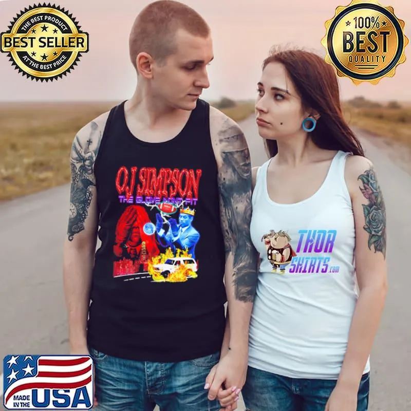 Footbal o j simpson the glove don't fit s Tank Top