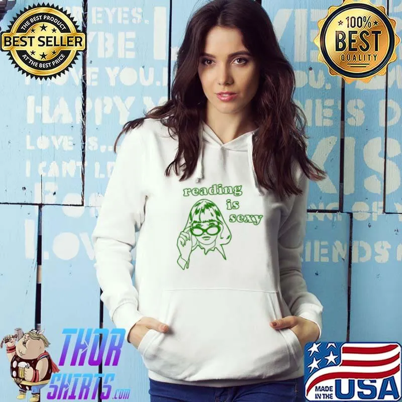 Girl reading is sexy classic s Hoodie