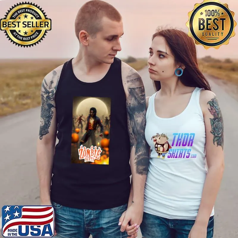Halloween zombie party thriller dance T-Shirt Tank Top