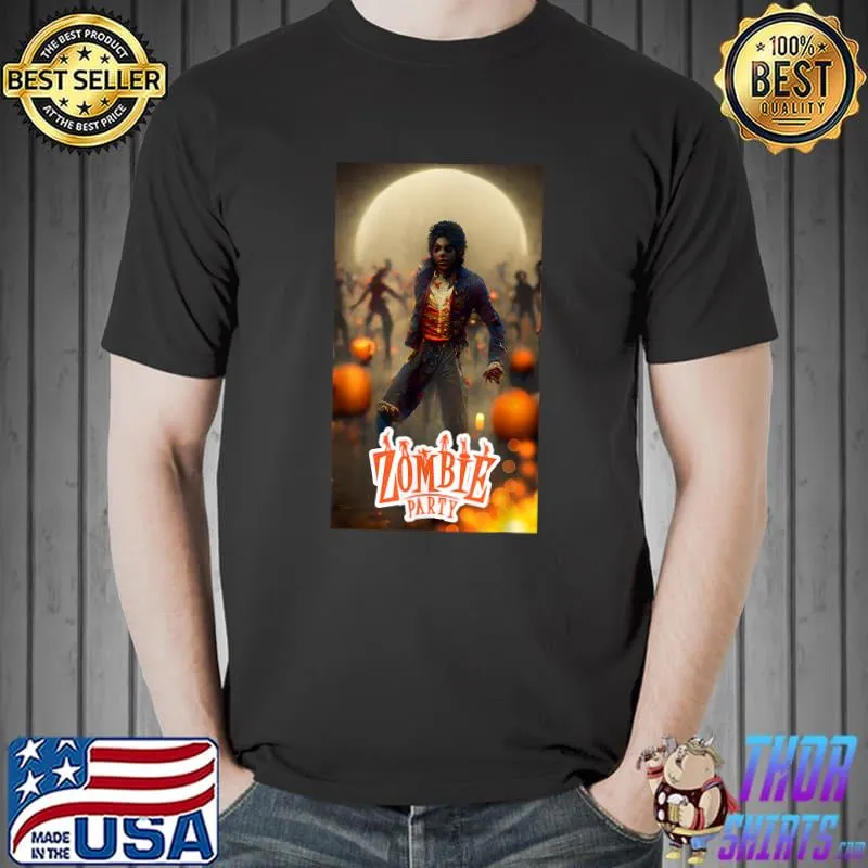 Halloween zombie party thriller dance T-Shirt