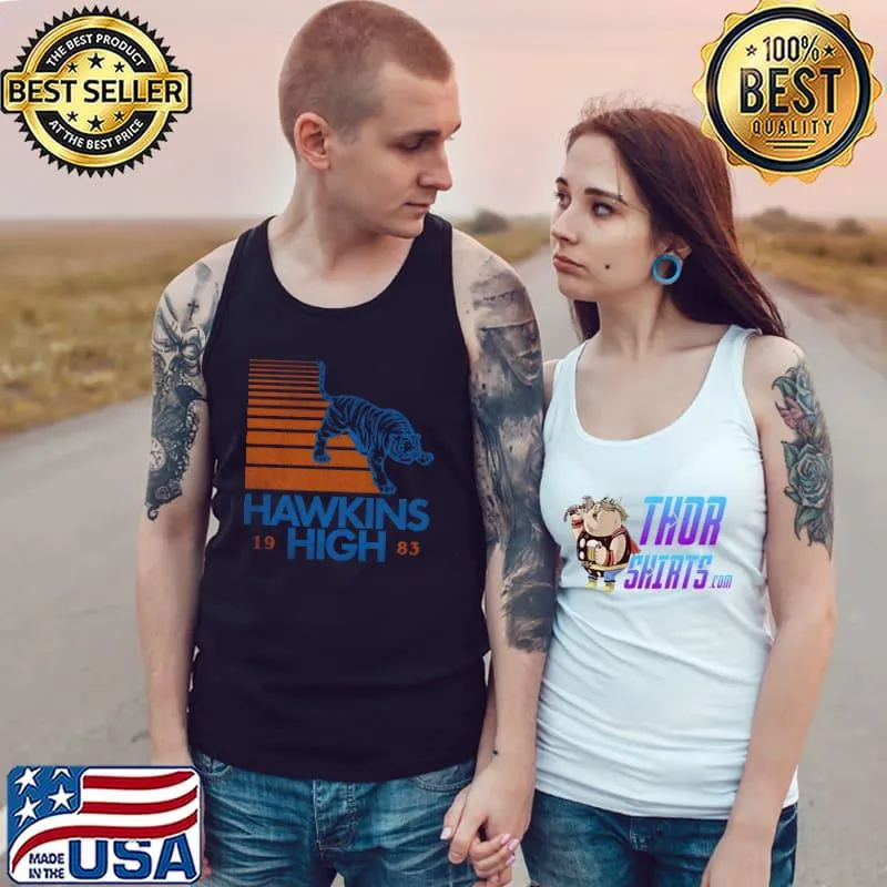 Hawkins High Stranger Things 1983 Tiger T-Shirt Tank Top